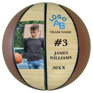 Customised Photo and name gift Basketball