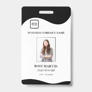 Customised Photo Business Employee Staff ID Badge