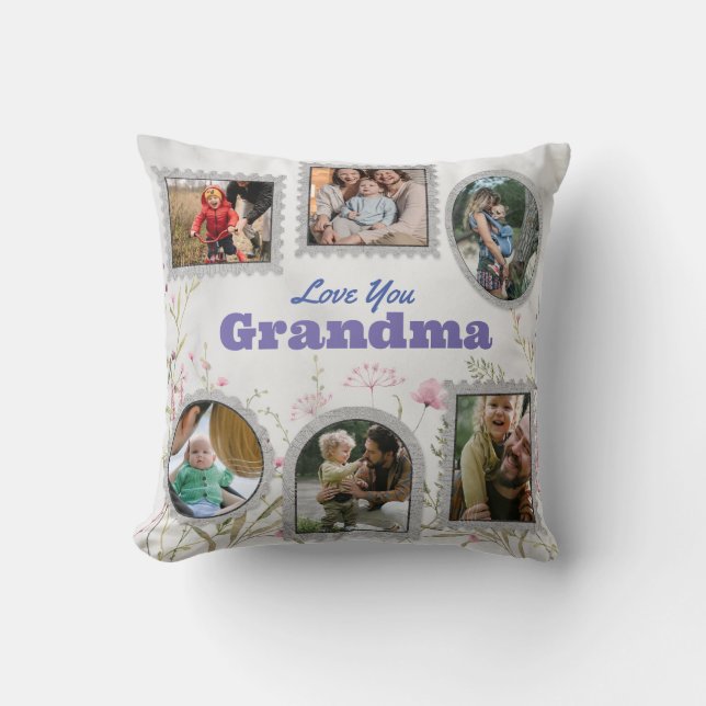 Customised Photo Collage and Memorable Quote Cushion (Front)
