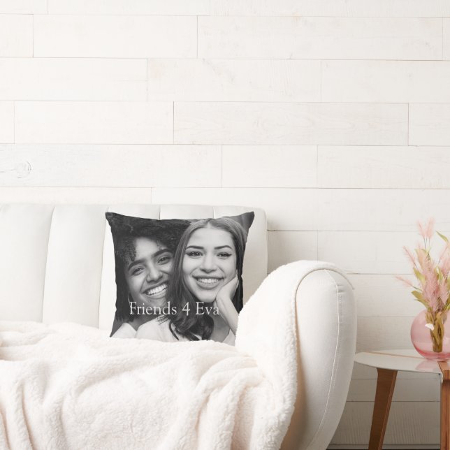 Customised Photo Friends 4 Eva Fun Cushion (Couch)