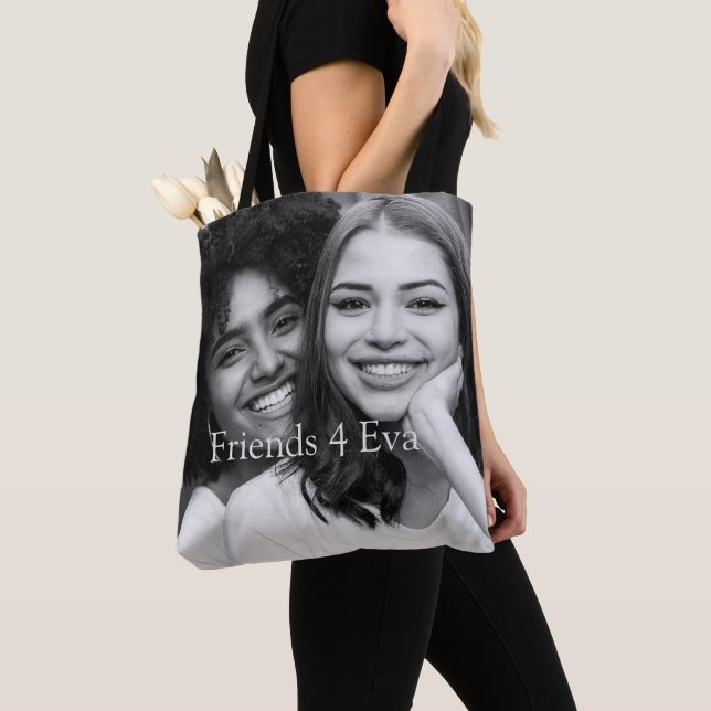 Customised Photo Friends 4 Eva   Tote Bag (Close Up)