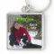 Customised Photo Key Chain Sterling Silver