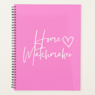 Customised Pink Home Matchmaker  Planner
