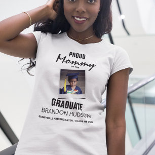 Customised Proud Mummy Of The Graduate   Photo T-Shirt