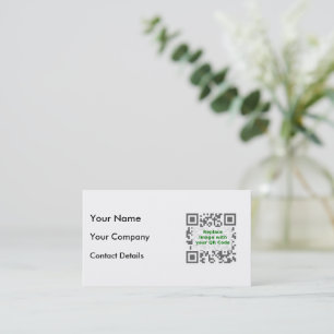 Customised QR Code For Mobile Phone Business Card