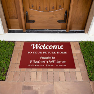 Customised Realtor Gift Open House Doormat