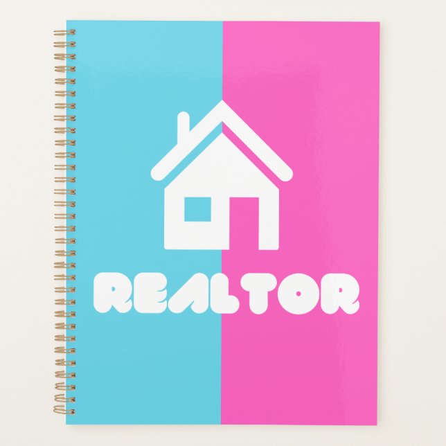 Customised Realtor Logo  Planner (Front)