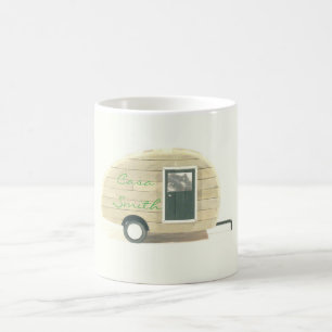 Customised Retro teardrop camper Coffee Mug