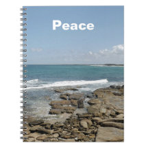 Customised Rocky Beach Notebook