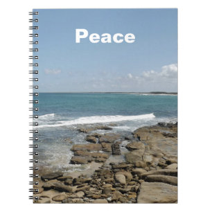 Customised Rocky Beach Notebook