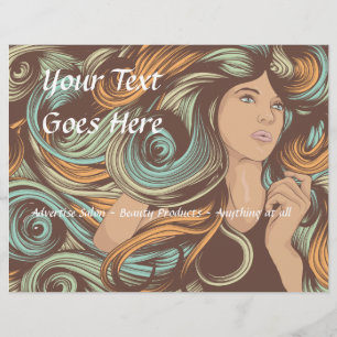 Customised Salon Flyer template