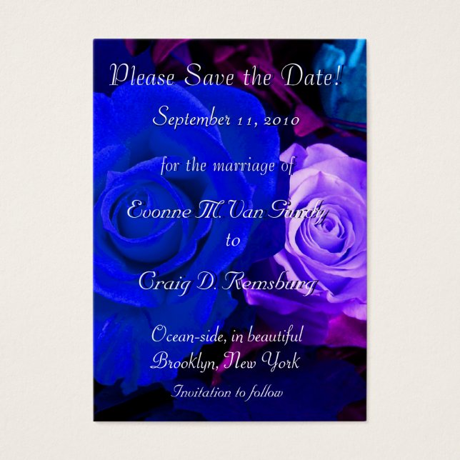 Customised Save The Date I (Front)