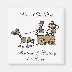 Customised Save The Date Magnet