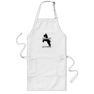 Customised Schnauzer Pet Groomer Apron