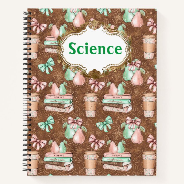Customised School Spiral Notebook (Front)