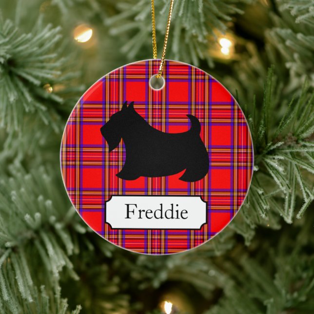 Customised Scottish Terrier Ornament (Tree)