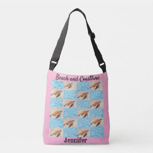 Customised Sea Turtle Sandbox Crossbody Bag