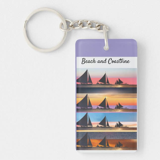Customised Set Sails  Keychain (Front)
