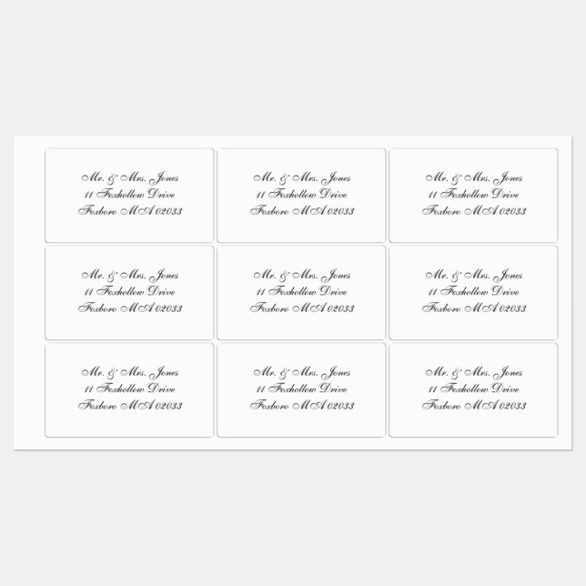 Customised Shipping Labels (Sheet)