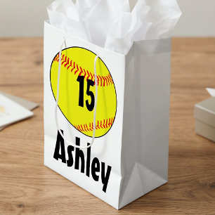 Customised Softball Gift Bags