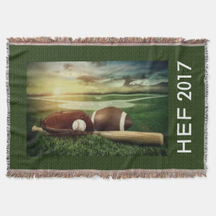 Customised Sports Throw Blanket
