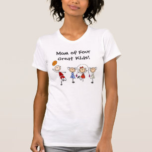 Customised Stick Figure Kids Family T-shirts