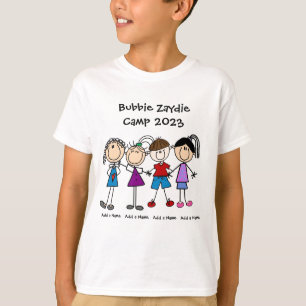 Customised Stick Figure Kids Family T-shirts
