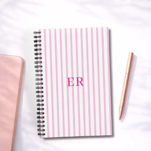 Customised Striped Personal Diary Gratitude Writer Notebook