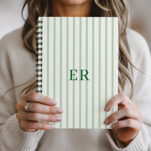 Customised Striped Personal Diary Gratitude Writer Notebook