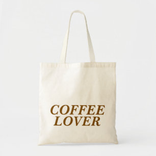 Customised Stylish Modern Coffee Lover Tote Bags