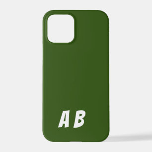 Customised stylish modern Name green colour.  iPhone 12 Pro Case