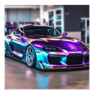 Customised Supercars:Bold colours and modification Photo Print