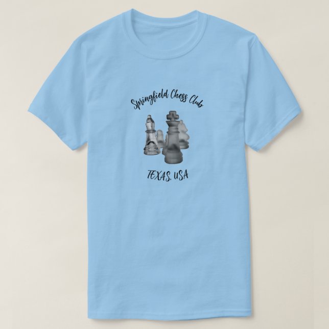 Customised T-Shirt for a Chess Club  (Design Front)