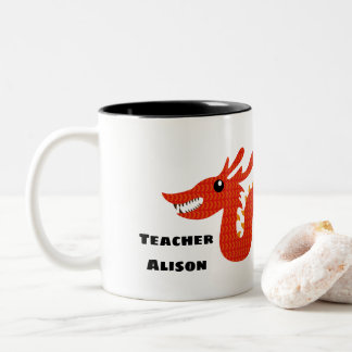 Customised Teacher Mug with Chinese Dragon