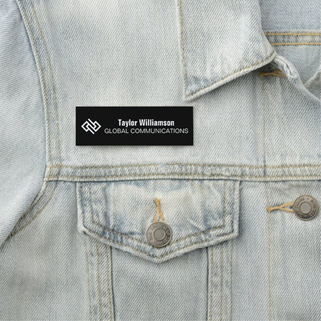 Customised Technology Company Computer Store Name Tag (In Situ)