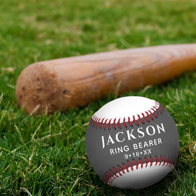 Customised Text Wedding Favour Ring Bearer Keepsak Baseball (Customized Text Wedding Favor Ring Bearer Keepsake Baseball)