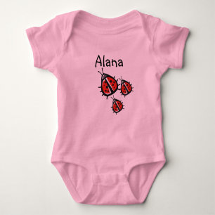 Customised Three Little Ladybug Shirt