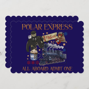 Customised Ticket for the Polar Express Invitation