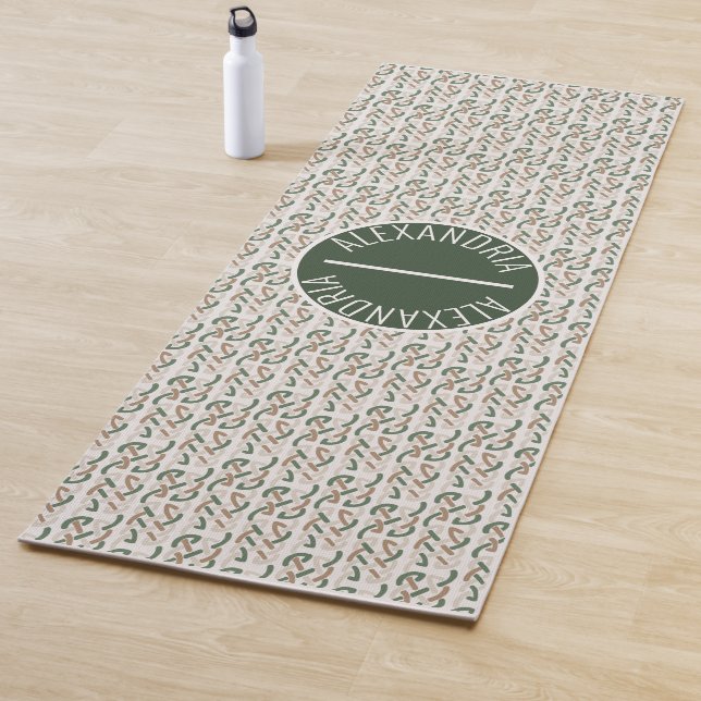 Customised Traditional Celtic Pattern Yoga Mat (In Situ)