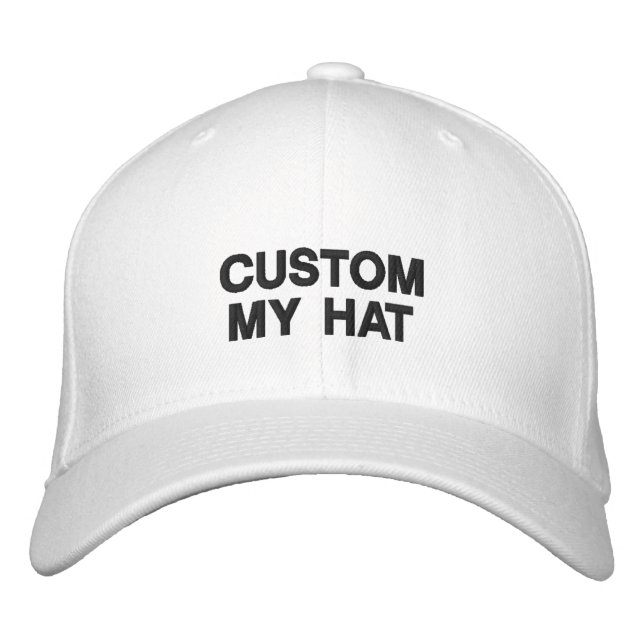 Customised Trucker Hat, Personalised Baseball Cap (Front)