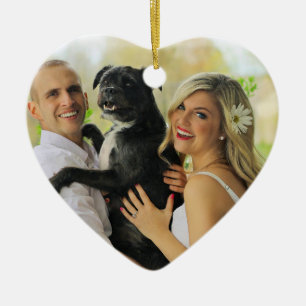 Customised Two Sided Photo Ceramic Ornament