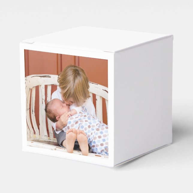 Customised Two Sided Photo Personalised Favour Box (Front Side)
