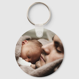 Customised Two Sided Photo Personalised Key Ring