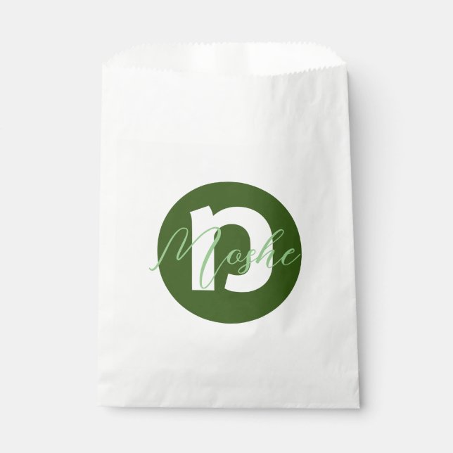 Customised Upsherin Party Favour Bag  (Front)