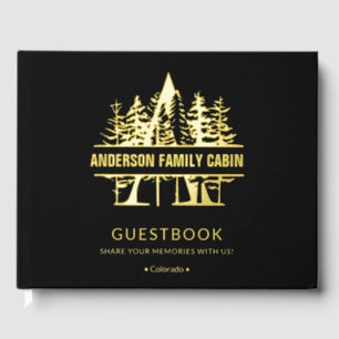 Customised Vacation Rental Cabin House Lake House  Guest Book