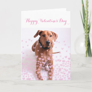Customised Valentine's Day Card - Dog