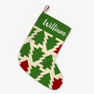 Customised Vintage Christmas Tree Stocking