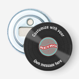 Customised Vinyl Record Bottle Opener