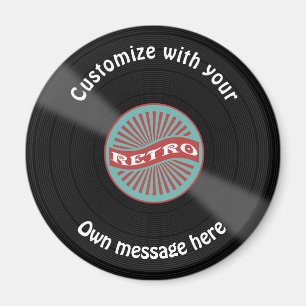 Customised Vinyl Record Magnet