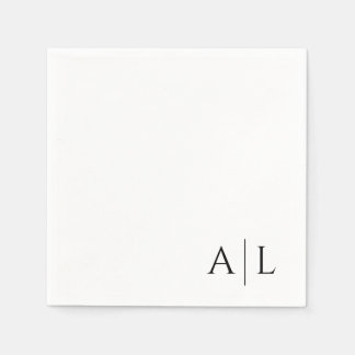 Customised wedding napkins